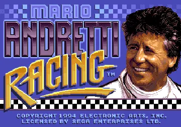 Mario Andretti Racing (USA, Europe) screen shot title